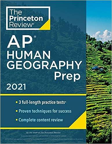 the princeton review ap human geography prep 2021 2021 edition the princeton review 0525569588, 978-0525569589