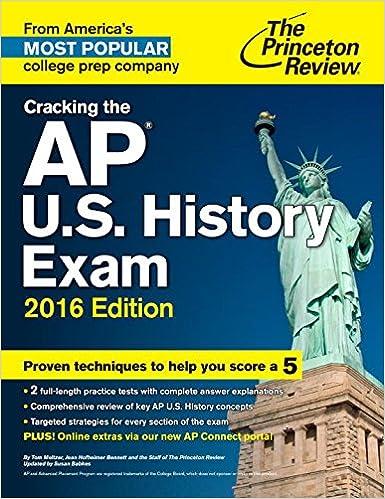 cracking the ap us history exam proven techniques to help you score a 5 - 2016 2016 edition princeton review