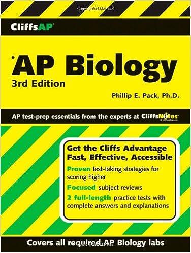 cliffs ap biology 3rd edition phillip e. pack 0470097647, 978-0470097649