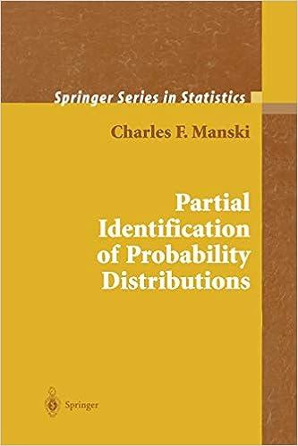 partial identification of probability distributions 1st edition charles f. manski 1441918256, 978-1441918253