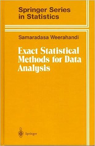 exact statistical methods for data analysis 1st edition samaradasa weerahandi 0387406212, 978-0387406213