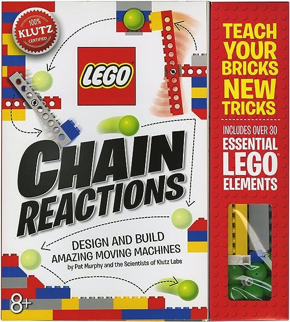lego chain reactions klutz science stem activity kit  lego 0545703301