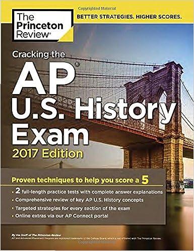 cracking the ap us history exam proven techniques to help you score a 5 -  2017 2017 edition princeton review