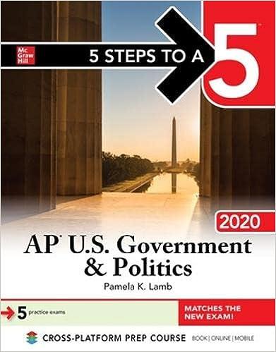 5 steps to a 5 ap us government and politics 2020 2020 edition pamela lamb 1260454711, 978-1260454710