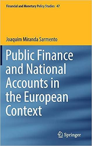 public finance and national accounts in the european context financial and monetary policy studies 2018th
