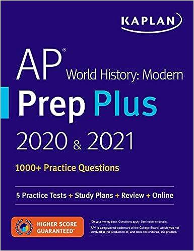 ap world history modern prep plus 2020 - 2021 2021 edition kaplan test prep 1506248128, 978-1506248127