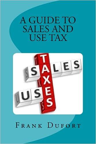 a guide to sales and use tax 1st edition frank dufort 150071755x, 978-1500717551