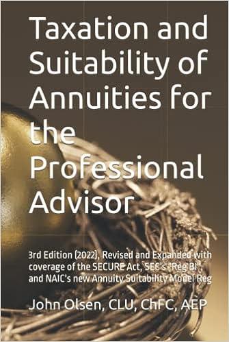taxation and suitability of annuities for the professional advisor 3rd edition john l olsen b09rv25lb4,