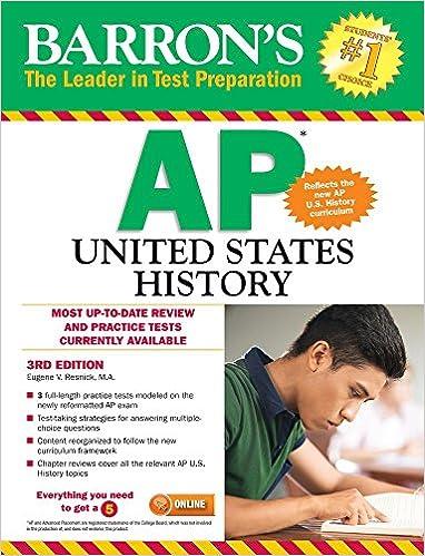 barrons ap united states history most up to date review and practical test currently available 3rd edition