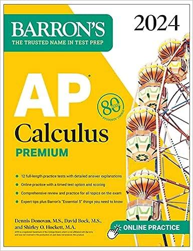 barrons ap calculus premium 2024 2024 edition david bock, dennis donovan, shirley o. hockett 1506287832,