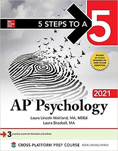 5 steps to a 5 ap psychology 2021 2021 edition laura lincoln maitland, laura sheckell 1260466981,