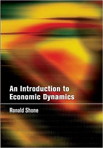 an introduction to economic dynamics 1st edition ronald shone 0521804787, 978-0521804783