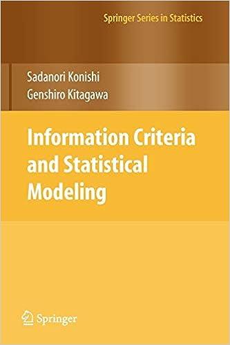 information criteria and statistical modeling 1st edition sadanori konishi , genshiro kitagawa 1441924566,