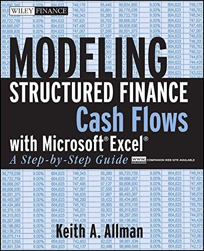 modeling structured finance cash flows with microsoft excel a step by step guide 1st edition keith a. allman