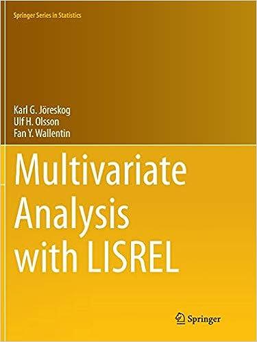 multivariate analysis with lisrel 1st edition karl g. jöreskog ulf h. olsson , fan y. wallentin 3319814400,
