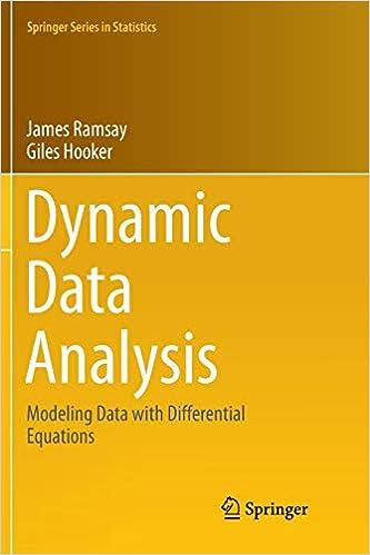 dynamic data analysis modeling data with differential equations 1st edition james ramsay , giles hooker