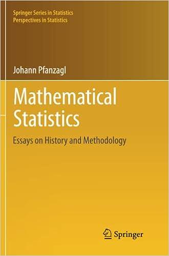 mathematical statistics essays on history and methodology 1st edition johann pfanzagl 366256856x,