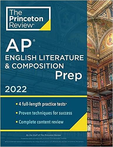 the princeton review ap english literature and composition prep 2022 2022 edition the princeton review