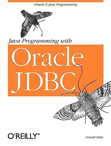 java programming with oracle jdbc 1st edition donald bales 059600088x, 978-0596000882