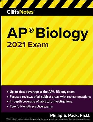 cliffsnotes ap biology exam 2021 2021 edition phillip e pack 0358353521, 978-0358353522