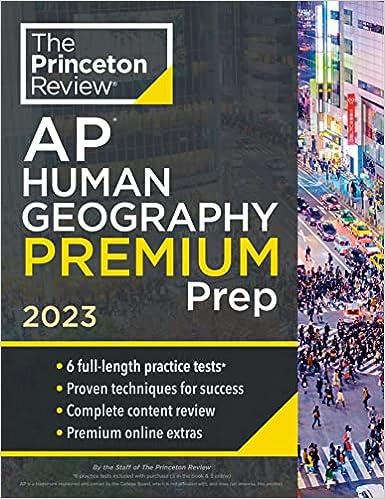 The Princeton Review AP Human Geography Premium Prep 2023