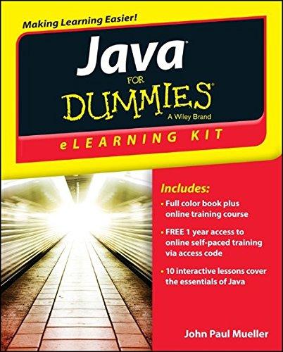 java elearning kit for dummies 1st edition john paul mueller 1118098781, 978-1118098783