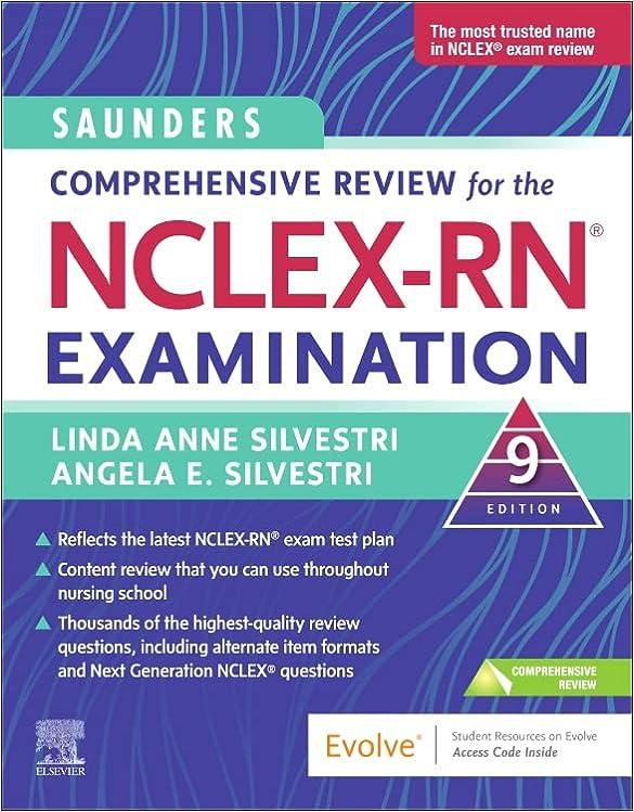 saunders comprehensive review for the nclex-rn examination 9th edition linda anne silvestri, angela e