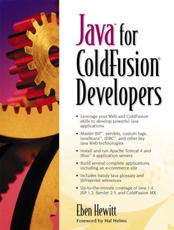 java for coldfusion developers 1st edition eben hewitt 0130461806, 978-0130461803