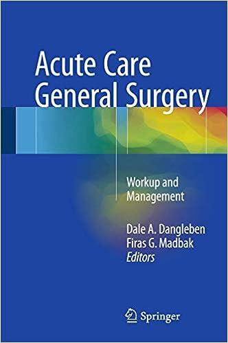 Acute Care General Surgery Workup And Management