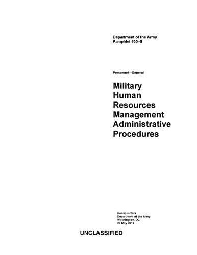 military human resources management administrative procedures 1st edition luc boudreaux, department of the