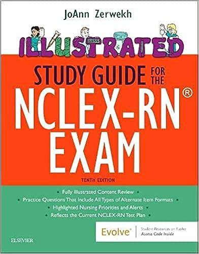 study guide for the nclex-rn exam 10th edition joann zerwekh 0323530974, 978-0323530972