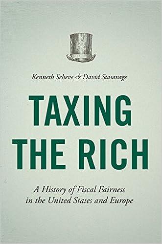 taxing the rich a history of fiscal fairness in the united states and europe 1st edition kenneth scheve,