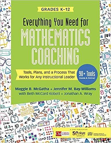 Everything You Need For Mathematics Coaching Tools Plans And A Process That Works For Any Instructional Leader Grades K12