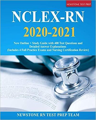 nclex-rn 2020-2021 new outline study guide with 400 test questions and detailed answer explanations 2021