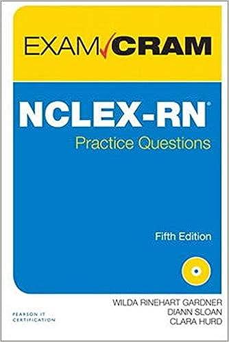 nclex-rn practice questions 5th edition wilda rinehart, diann sloan, clara hurd 0789757532, 978-0789757531