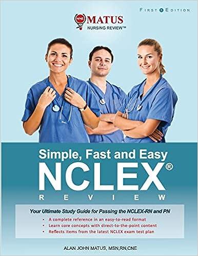 simple fast and easy nclex review your ultimate study guide for passing the nclex-rn and pn 1st edition alan