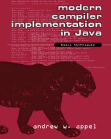 Modern Compiler Implementation In Java Basic Techniques