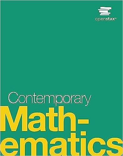 contemporary mathematics 1st edition openstax 1711470554, 978-1711470559
