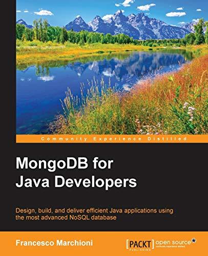 mongodb for java developers 1st edition francesco marchioni 1785280279, 978-1785280276