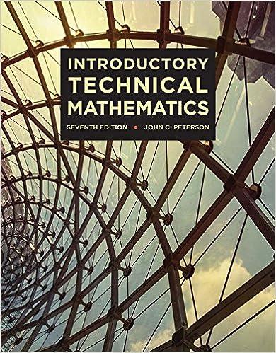 introductory technical mathematics seventh edition john c. peterson robert d. smith 9781337397674