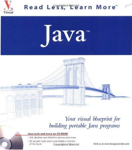 java your visual blueprint for building portable java programs 1st edition ernest friedman-hill 0764535439,