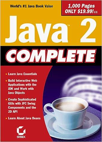 java 2 complete 1st edition sybex 0782124682, 978-0782124682
