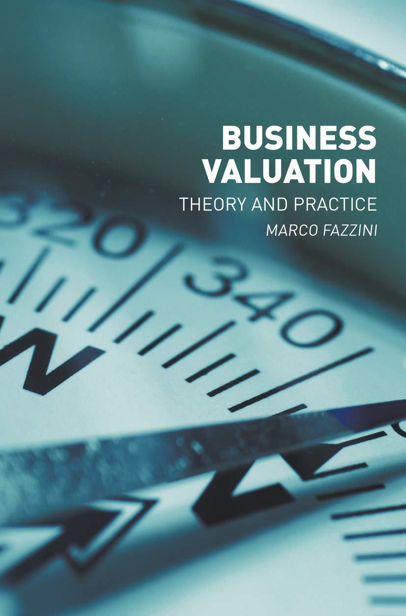business valuation theory and practice 1st edition marco fazzini 3319894935, 978-3319894935