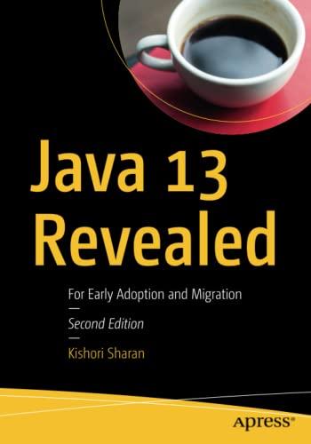 java 13 revealed for early adoption and migration 2nd edition kishori sharan 1484254066, 978-1484254066