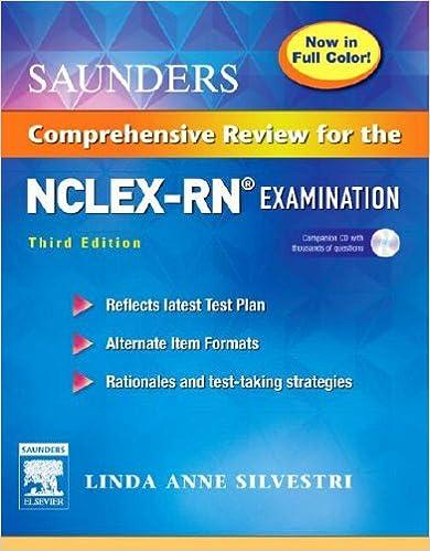 saunders comprehensive review for the nclex-rn examination 3rd edition linda anne silvestri 1416031995,