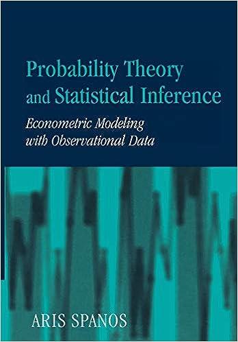 probability theory and statistical inference econometric modeling with observational data 1st edition aris