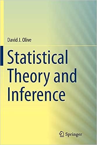 statistical theory and inference 1st edition david j. olive 331937589x, 978-3319375892