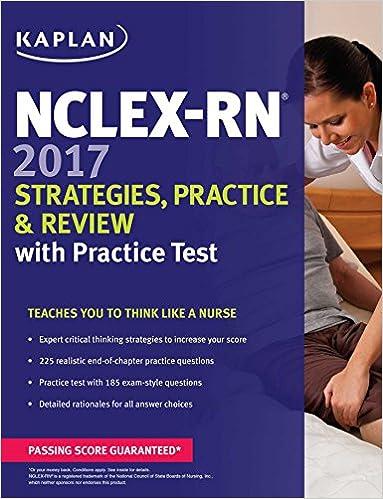 nclex-rn 2017 strategies practice and review with practice test 2017 edition kaplan nursing 1506208517,