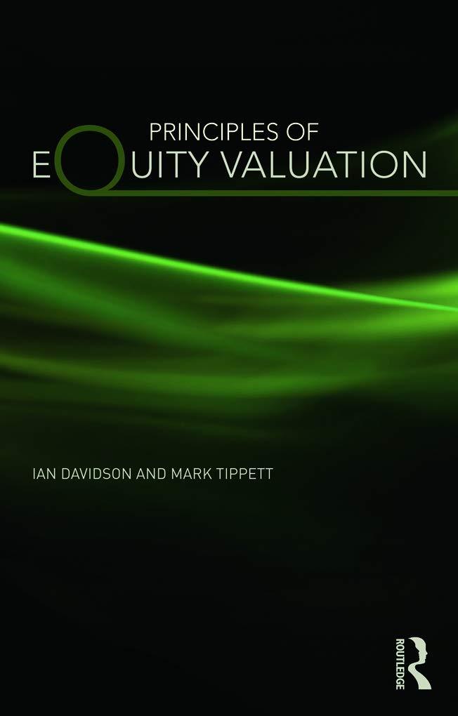 principles of equity valuation 1st edition ian davidson, mark tippett 0415696038, 978-0415696036