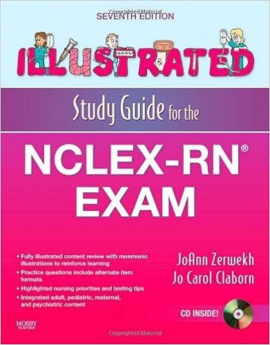 illustrated study guide for the nclex-rn exam 7th edition joann zerwekh, jo carol claborn 0323056644,